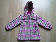 Topomini Jacke/ Softshelljacke Jacke Gr. 80 Karo mit Fleecefutter und  Kapuze