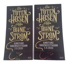 Alte Konzertkarten - Die Toten Hosen - Alles Ohne Strom 2020