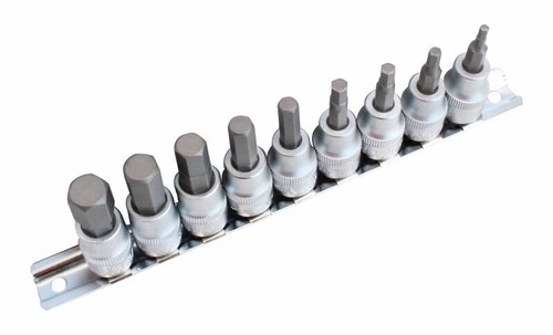 9tlg steckschlüssel zoll - 9tlg.,