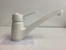 Küchenarmatur Hansa Mix Weiss, Spültischarmatur, massiv, Rarität, 0114210182