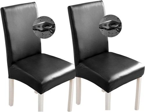 Stuhlhussen 2er 1er leder - stuhlhussen, pu