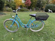 Holland Fahrrad türkis mit Korb ,  verkehrstüchtig