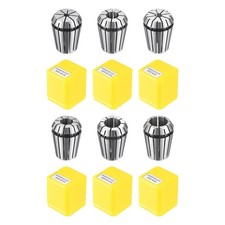 6Stk ER25 Stellring Set 3/16" to 5/8" für CNC Graviermaschine Fräsen Werkzeuge