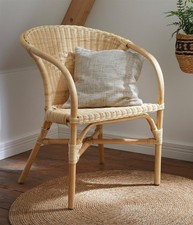 Rattansessel Bistrostuhl Korbsessel natur lackiert Rattanstuhl Sessel Stuhl