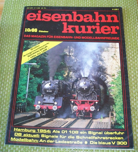 Eisenbahn kurier oktober 1986 - eisenbahn,