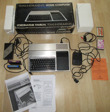 TEXAS INSTRUMENTS Ti-99/4A Computer Konsole OVP mit PARSEC u. Ti-Basic Extended