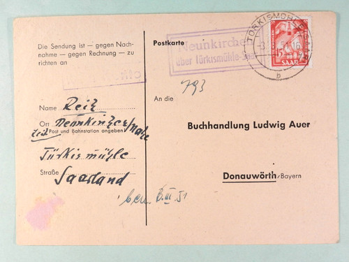 Saar firmen postkarte 281 - firmen-postkarte,