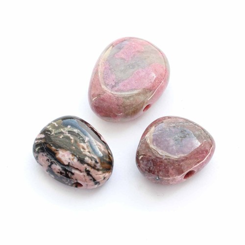 Rhodonit rosa trommelstein - rhodonit,