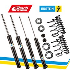 für VW Polo 86C,80 40MM FAHRWERK FEDERN + STOßDÄMPFER EIBACH BILSTEIN
