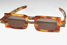 Vintage PIERRE CARDIN TORTOISE FALTBRILLE 60er - rare 60`s foldable sunglasses 