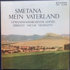 Smetana - Má Vlast, VACLAV NEUMANN, 2 LP, Eterna, STEREO