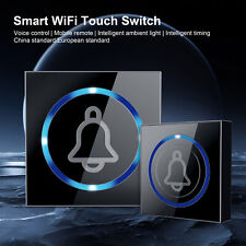 Funkklingel LED Türklingel Funk Set Haustür Plug-in Doorbell Klingel 38 Melodien