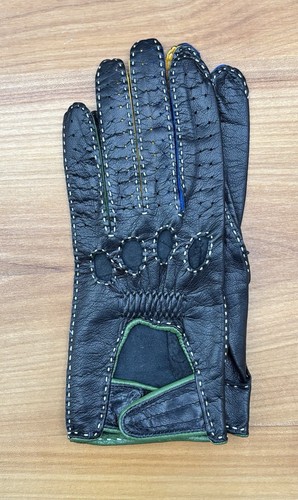 Leder handschuhe s - leder, gr