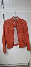 Lederjacke lammnappa bikerstil - lammnappa,