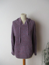 Cecil Damen Pullover -Hoodie Strick Kapuze Gr. M rot meliert wie neu