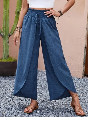 Damen sommerhose weites bein - sommerhose,