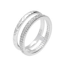 Sterlingsilber & CZ Kristall