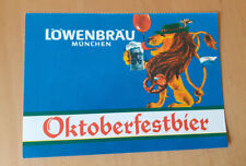 AK Löwenbräu Oktoberfest Reklame Bayerischer Löwe