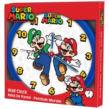 Super mario luigi wanduhr - super,