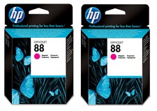 2 x Original HP 88 magenta