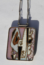 Bauhaus Halskette Silber mit