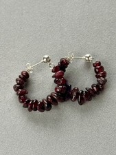 Creolen 925 Silber – Citrin