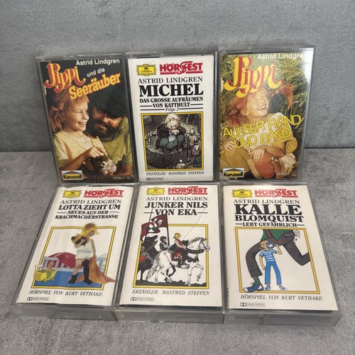 Astrid lindgren kassetten - 6x,