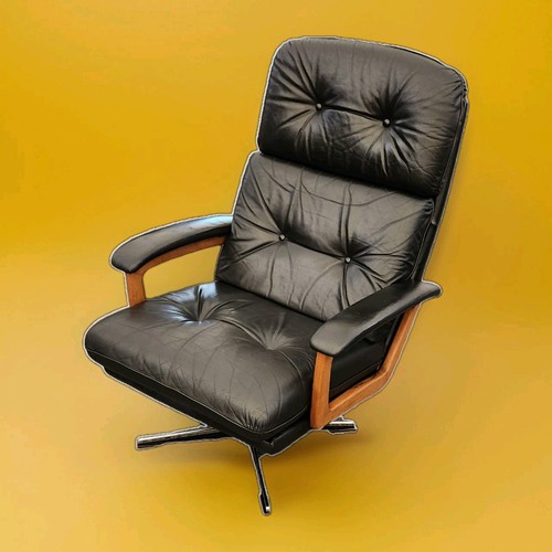 Lübke mid century leder - lÜbke,