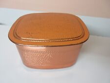 Alte Eduscho Kaffee Blechdose, Röstfrisch direkt aus Bremen, Kupferfarbe, Retro