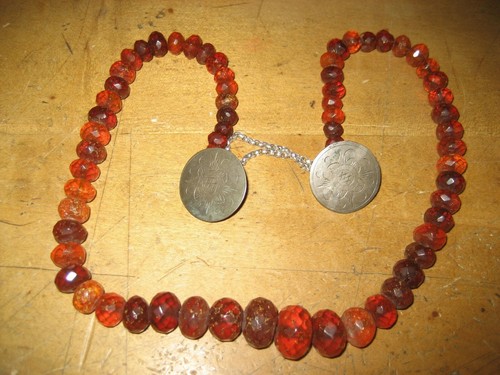 Barock bernstein kette - kette, amulett