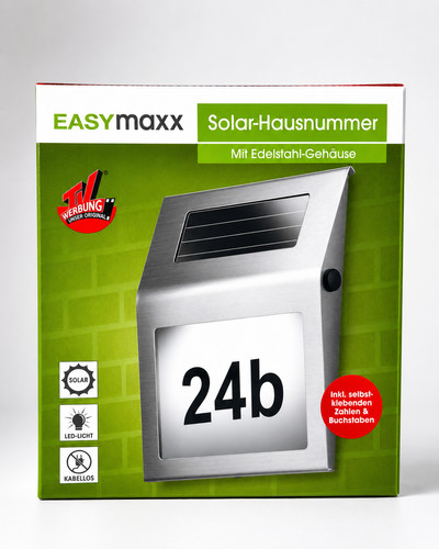 Led solar hausnummer - led,