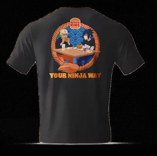 Burger king naruto shirt - x,