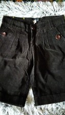 Wunderschöne Vintage Cord Bermuda/Shorts  Gr.34 Tolle Details+Muster 