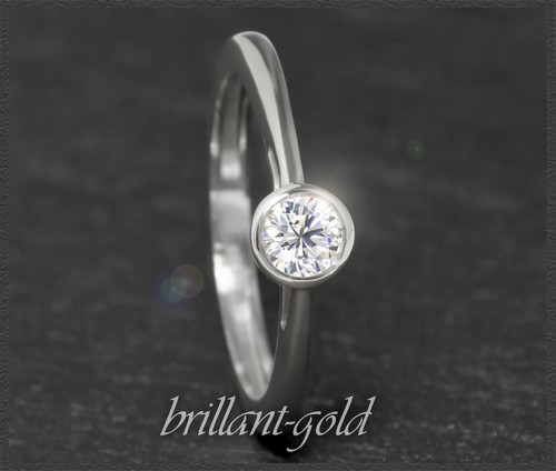 Lupenreiner diamant ring aus - ring,