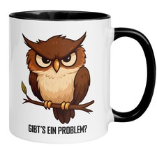 Tasse eule gibt s - tasse, –