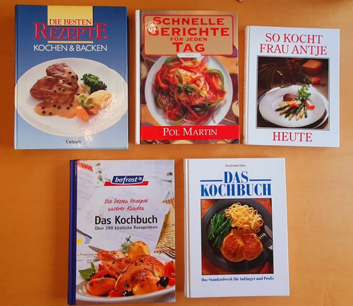 Paket kochbücher über 1500 - kochbücher,