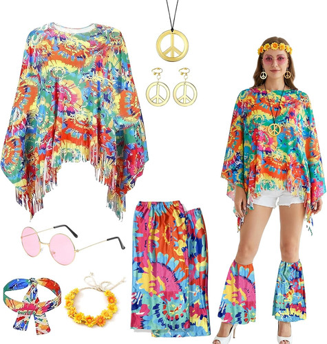 Hippie kostüm damen er - kostüm, 60