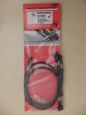 GSX R 600 / 750 SRAD STAHLFLEX vorne &hinten SCHWARZ GSXR600 GSXR750 GR7DB A122