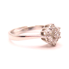 Exklusiver Designer Ring 925 Silber Schmuckstein Schneeflocke Luxus Lady RG52*F