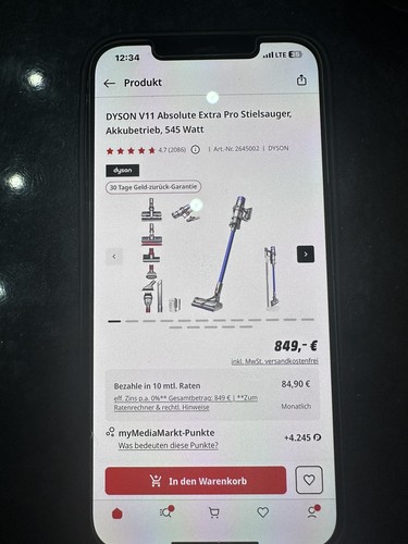 Dyson v11 absolut - absolut, extra