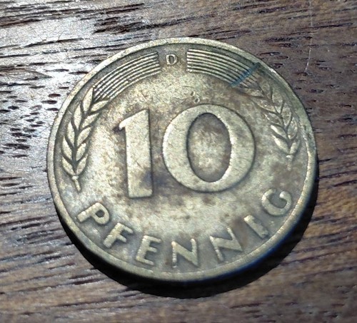 Pfennig münze brd 1950 - münze,