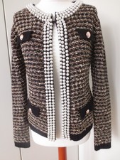 Tweed Boucle Jacke Blazer L