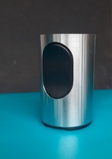 BRAUN Tischfeuerzeug T2 cylindric, metall, silber