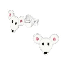 Ohrstecker mit maus - 1, paar