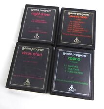 Atari 2600 -- NIGHT DRIVER, CIRCUS, CASINO, STREET RACER - VCS Paddles