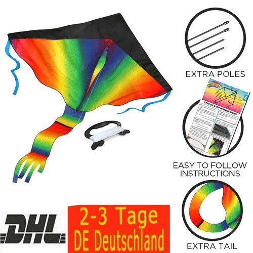Drachen 208x108cm als