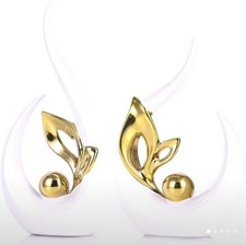 Moderne Deko Skulpturen 2er