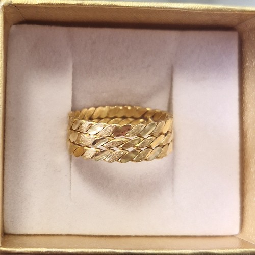 Karat gelbgold 3 reihiger - 3,