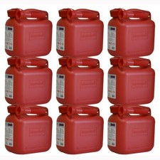 9x Kraftstoffkanister rot 5L