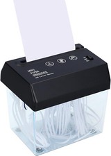 MINI Elektrischer Aktenvernichter Papierschredder Schredder Papiervernichter ✅